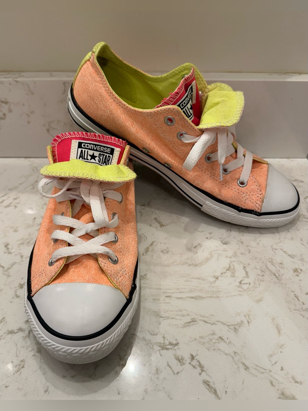 Converse All Star Chuck Taylor Juniors Double Tongue Sneakers 5